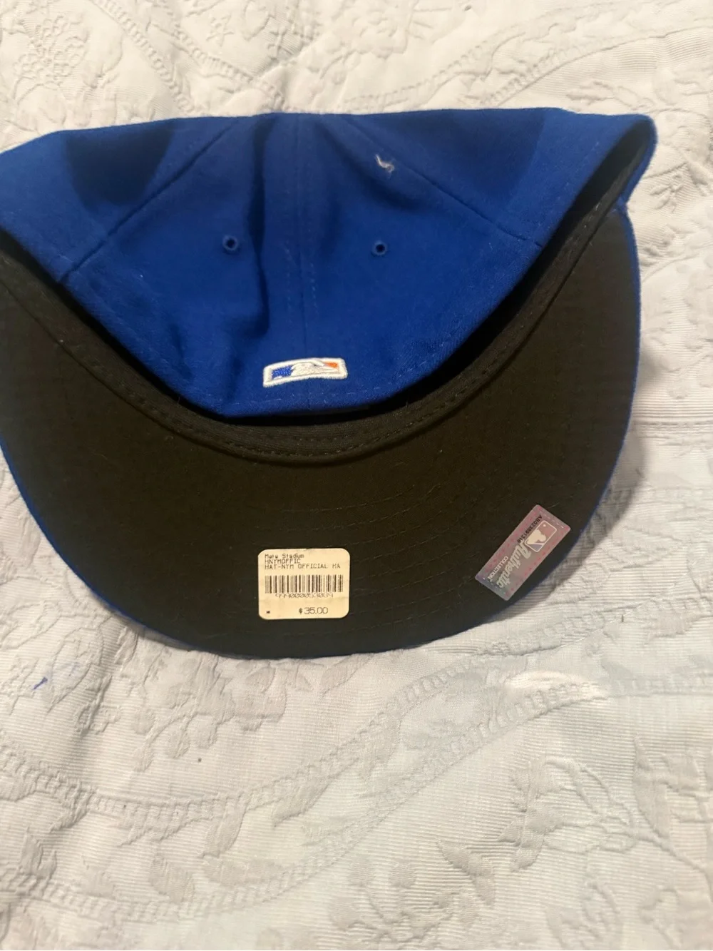 New Era Kids Royal Blue & Orange 59FIFTY Fitted Cap - Mets Logo